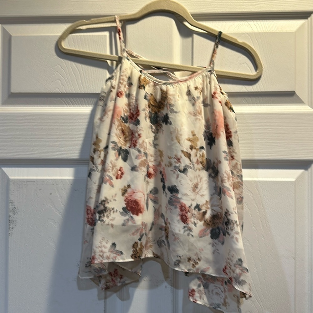 Bailey’s Blossoms Chiffon Floral Boho Tank Dress 2T